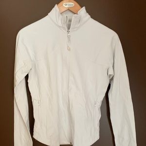 White Lululemon Zip-up